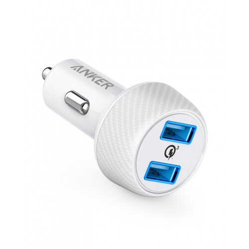 Anker PowerDrive Speed 2 Car Charger - White