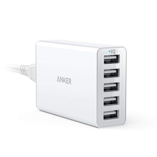 Anker PowerPort 5 Wall Charger - White