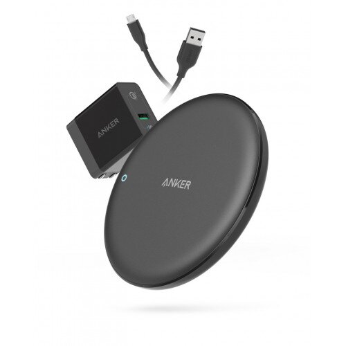Anker PowerWave 7.5 Fast Wireless Charging Pad with Internal Cooling Fan - Black