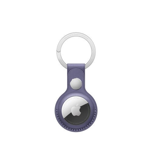 Apple AirTag Leather Key Ring - Wisteria