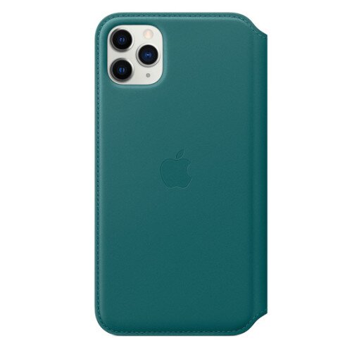 Apple iPhone 11 Pro Max Leather Folio - Peacock