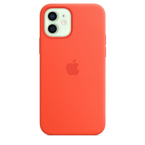 Apple iPhone 12 / 12 Pro Silicone Case with MagSafe - Electric Orange