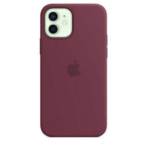 Apple iPhone 12 / 12 Pro Silicone Case with MagSafe - Plum