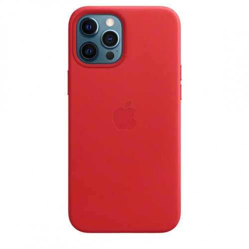 Apple iPhone 12 Pro Max Leather Case with MagSafe - Product Red
