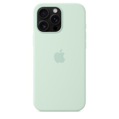 Apple iPhone 16 Pro Max Silicone Case with MagSafe - Aquamarine