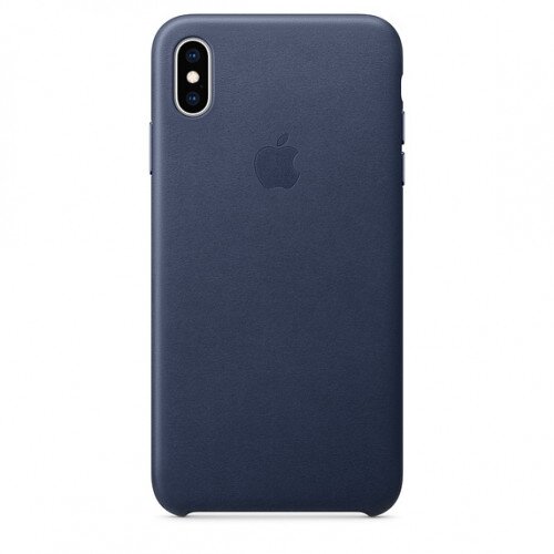Apple iPhone XS Max Leather Case - Midnight Blue