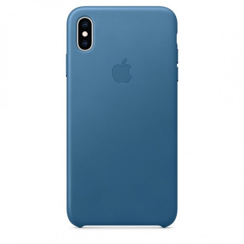Apple iPhone XS Max Leather Case - Cape Cod Blue