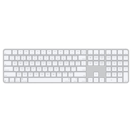 Apple Magic Keyboard with Touch ID and Numeric Keypad with Silicon (USB-C) - White