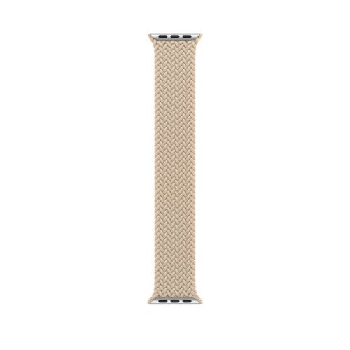 Apple Watch 45mm Beige Braided Solo Loop - Size-7