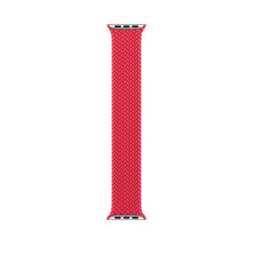 Apple Watch 45mm (Product)Red Braided Solo Loop - Size-4