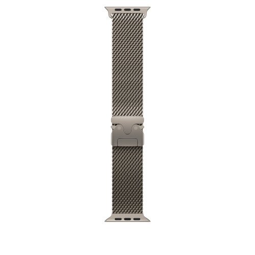 Apple Watch 49mm Titanium Milanese Loop - Natural - Medium