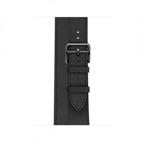 Apple Watch Hermes 40mm Swift Leather Double Tour - Noir