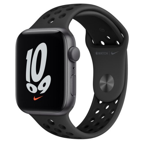 Apple Watch Nike SE Space Gray Aluminum Case with Nike Sport Band - Anthracite/Black - 44mm