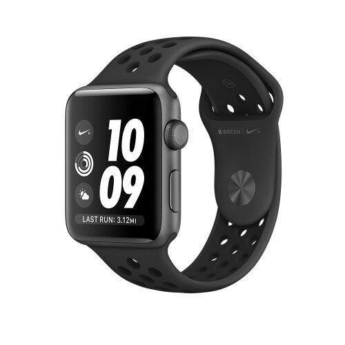Apple Watch Nike+ Series 2 - 42mm - Space Gray Aluminum Case - with Anthracite/Black Nike Sport Band