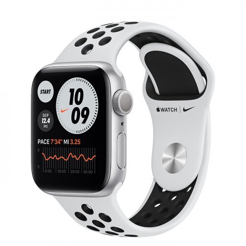 Apple Watch Nike Series 6 Silver Aluminum Case with Nike Sport Band