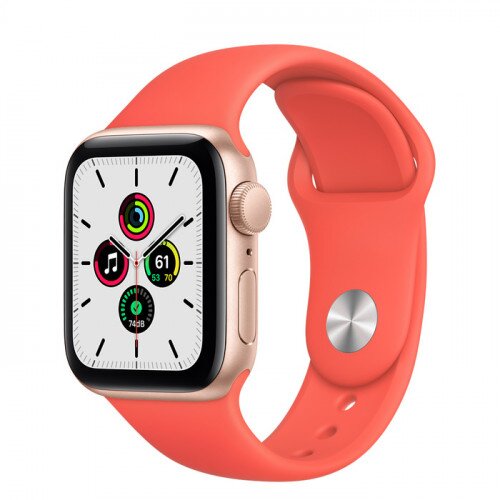 Apple Watch SE Gold Aluminum Case with Sport Band - 40mm - Pink Citrus