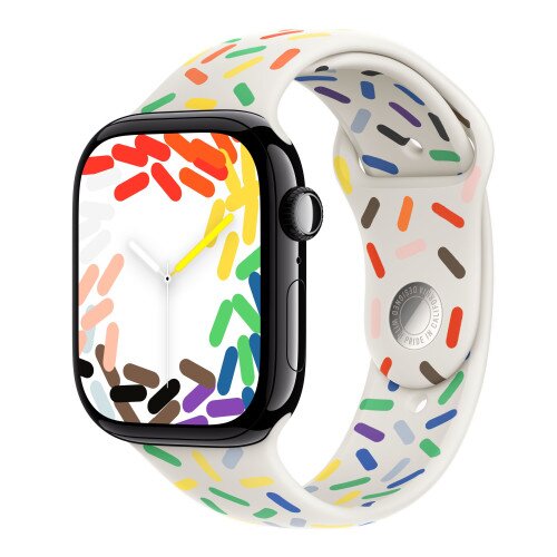 Apple Watch Series 10 - 46mm - M/L - Jet Black Aluminum Case - Pride Edition