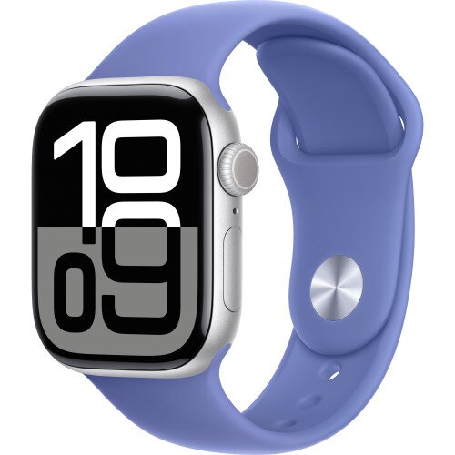 Apple Watch Series 10 - 42mm - S/M - Silver Aluminum Case - Periwinkle