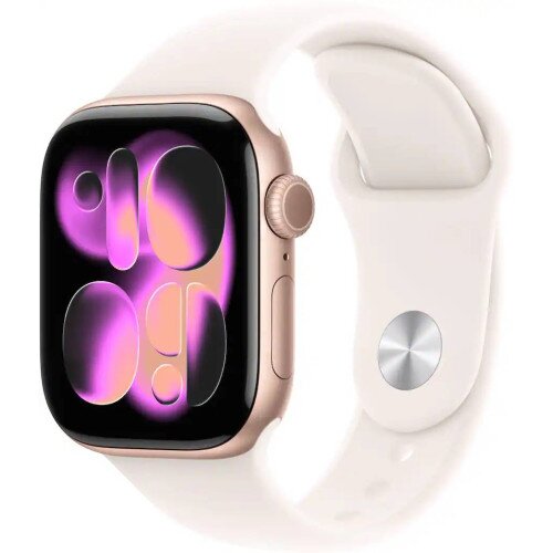 Apple Watch Series 11 - Rose Gold Aluminum Case - 42mm - S/M - Light Blush