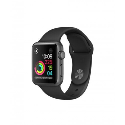 Apple Watch Series 1 - 38mm - Space Gray Aluminum Case - with Black Sport Band