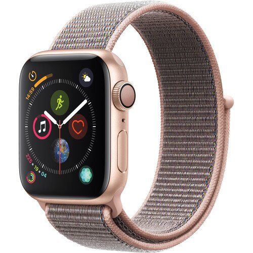 Apple Watch Series 4 - Gold Aluminum Case with Pink Sand Sport Loop - 40mm