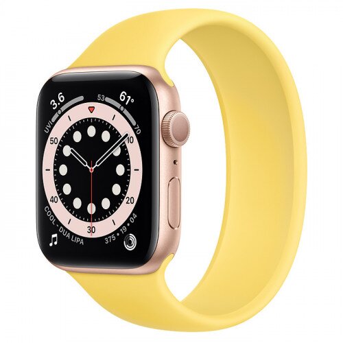 Apple Watch Series 6 Gold Aluminum Case with Solo Loop - 44mm - Size-4 - Ginger