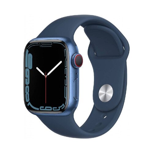 Apple Watch Series 7 Blue Aluminum Case with Sport Band - Abyss Blue - 41mm