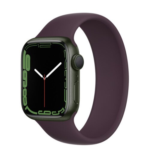 Apple Watch Series 7 Green Aluminum Case with Solo Loop - Dark Cherry - 41mm - 4