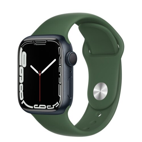 Apple Watch Series 7 Midnight Aluminum Case with Sport Band - Clover - 41mm