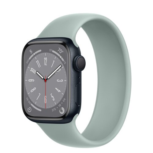 Apple Watch Series 8 - 41mm Midnight Aluminum Case with Succulent Solo Loop - Size-1