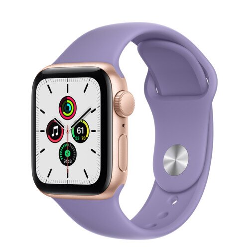 Apple Watch Sport SE Gold Aluminum Case with Sport Band - English Lavender - 40mm