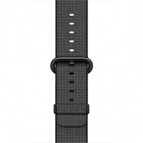Apple Watch Woven Nylon Band - Black - 42mm