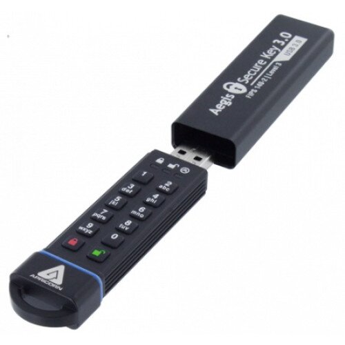Apricorn Aegis Secure Key USB 3.0 Flash Drive - 4TB