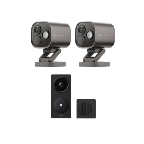 Aqara Doorbell Camera Hub G410 with 2 Camera Hub G5 Pro