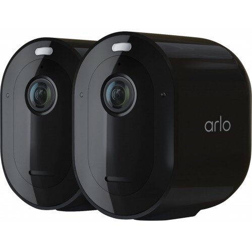 Arlo Pro 4 Wireless Security Camera - 2 Camera Kit - Black