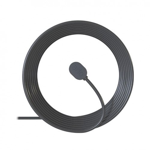 Arlo Ultra & Pro 3 25 ft. Outdoor Magnetic Charging Cable - Black