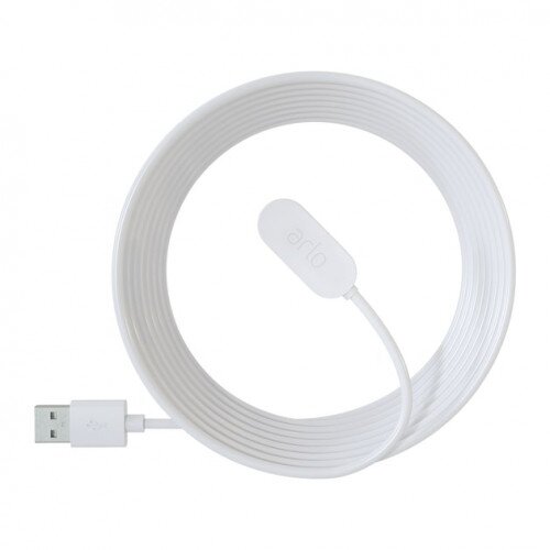Arlo Ultra & Pro 3 8 ft. Indoor Magnetic Charging Cable - White