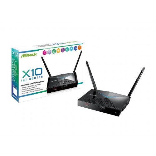 ASRock X10 AC1300 2-in-1 lot Wireless Router