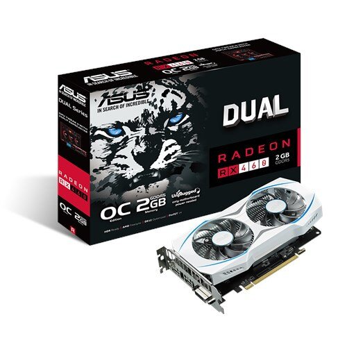 ASUS Dual OC Radeon RX 460 Graphics Card