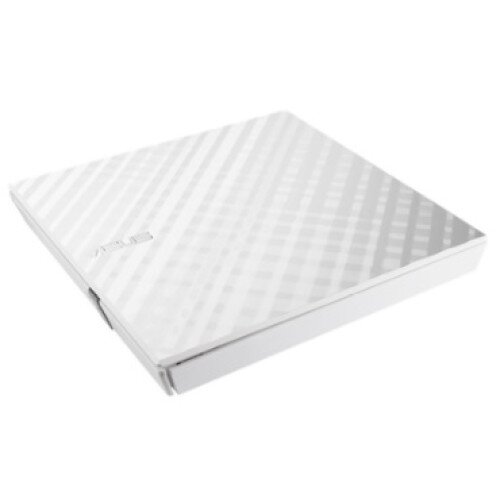 ASUS SDRW-08D2S-U Portable External DVD Burner Optical Disc - White