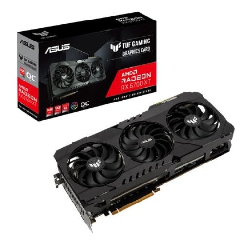 ASUS TUF-RX6700XT-O12G-Gaming Radeon OC Edition 12GB GDDR6 Graphics Card