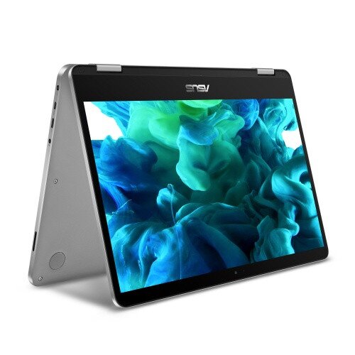 ASUS VivoBook Flip 14 TP401CA Laptop, Intel Core m3-7Y30 2.6GHz, 4GB RAM, 128GB EMMC Flash Storage, Windows 10 Home