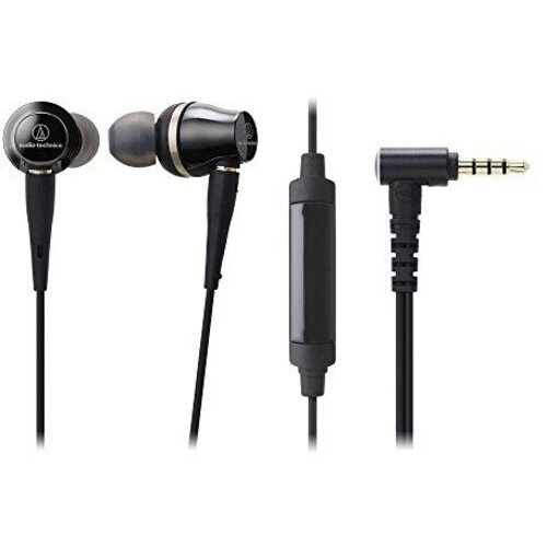 Audio-Technica ATH-CKR100iS Sound Reality In-Ear High-Resolution Headphones with Mic & Control