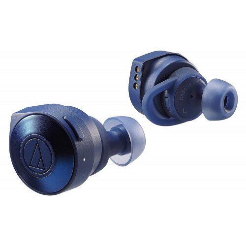 Audio-Technica ATH-CKS5TW Solid Bass Wireless In-Ear Headphones - Blue
