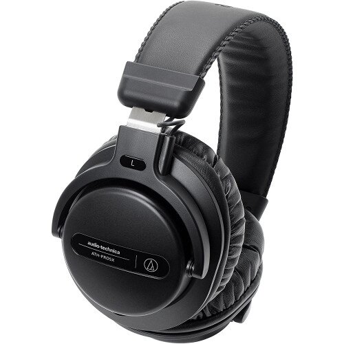 Audio-Technica ATH-PRO5X Professional Over-Ear DJ Monitor Headphones - Black