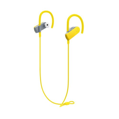 Audio-Technica ATH-SPORT50BT SonicSport Wireless In-Ear Headphones - Yellow