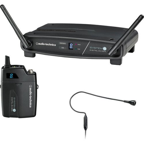 Audio-Technica ATW-1101/H92 System 10 Stack-Mount Digital Wireless System - Black