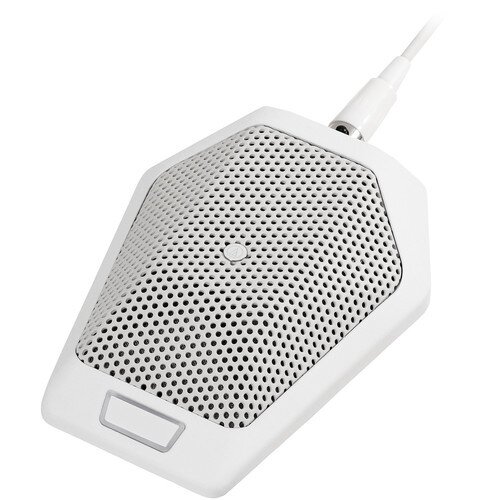 Audio-Technica U891Rb Cardioid Condenser Boundary Microphone with Switch - White