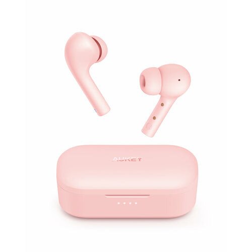 AUKEY Move Compact II Wireless Earbuds 3D Surround Sound - Pink