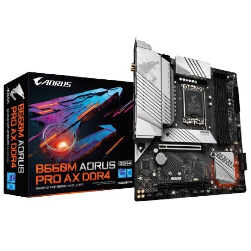 Gigabyte B660M AORUS PRO AX DDR4 (rev. 1.x) Motherboard